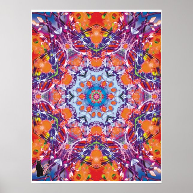 Tangiers Kaleidoscope Poster (Vorne)