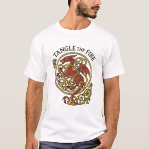Tangle The Fire Celtic Knot Emblem T-Shirt