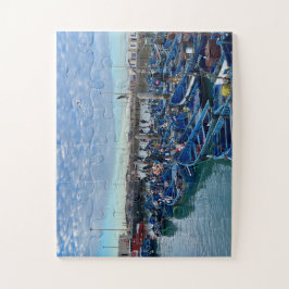 Tangled Blue Dreams – Fishing Boats of Essaouira