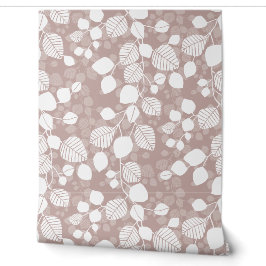 Tangled Canopy of Leaves XL antique pink botanic Tapete