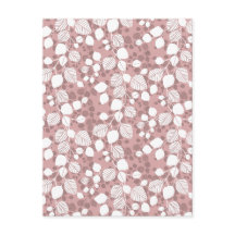 Tangled Foliage Canopy Botanicals Blush Pink Art