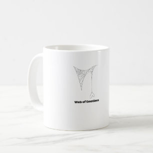 Tangled Hearts Frauen V-Ausschnitt T-Shirt – Minim Kaffeetasse