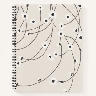 Tangled in Bloom Warm Vintage Notizbuch