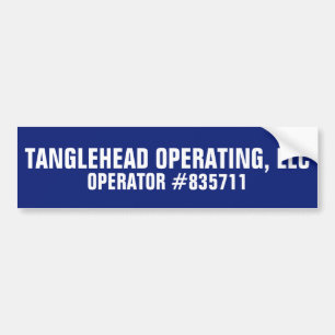 Tanglehead Betrieb Autoaufkleber