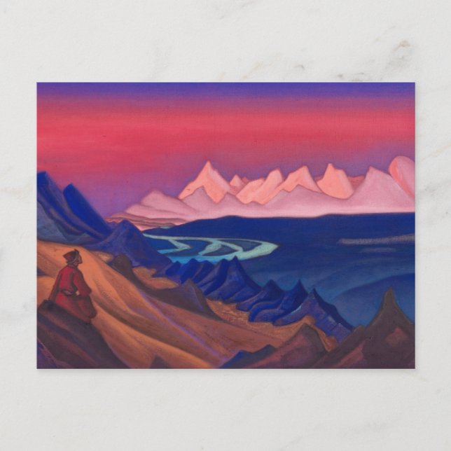Tanglha, Song von Shambhala von Nicholas Roerich Postkarte (Vorderseite)