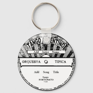 Tango Argentino Satzschlüssel-Kette Schlüsselanhänger
