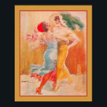 "Tango"-Art-Deco der 1920er Jahre Poster<br><div class="desc">Roaring Zwanziger , Art Deco, Dancing Flappers Print mit dem Titel "Tango" 16x20 hier gezeigt.</div>