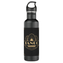 Tango Art Deco Speakeasy Flapper der 1920er Jahre Edelstahlflasche