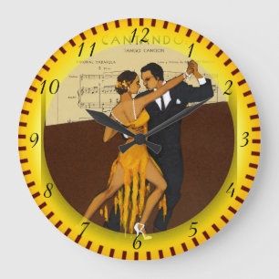 TANGO clock Große Wanduhr