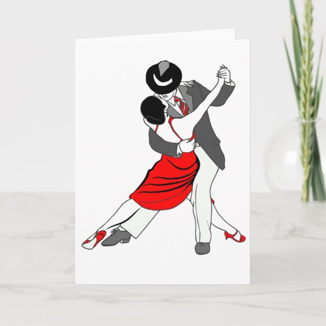 Tango Couple Karte (Vorderseite)
