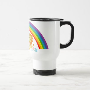 Tango-Cute Arc-en-Ciel Cartoon Lions Commuter Mug