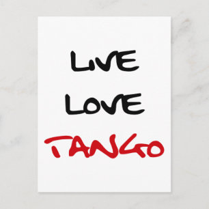 Tango Dance cooles Design! Postkarte