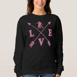 Tango Dance Teacher Liebe Niedlich Trendy Arrow 1 Sweatshirt
