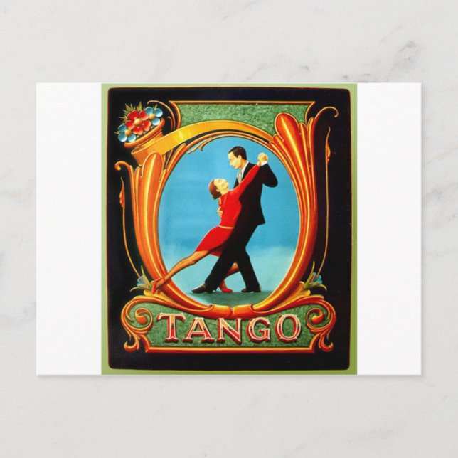 Tango Dancer Postkarte (Vorderseite)