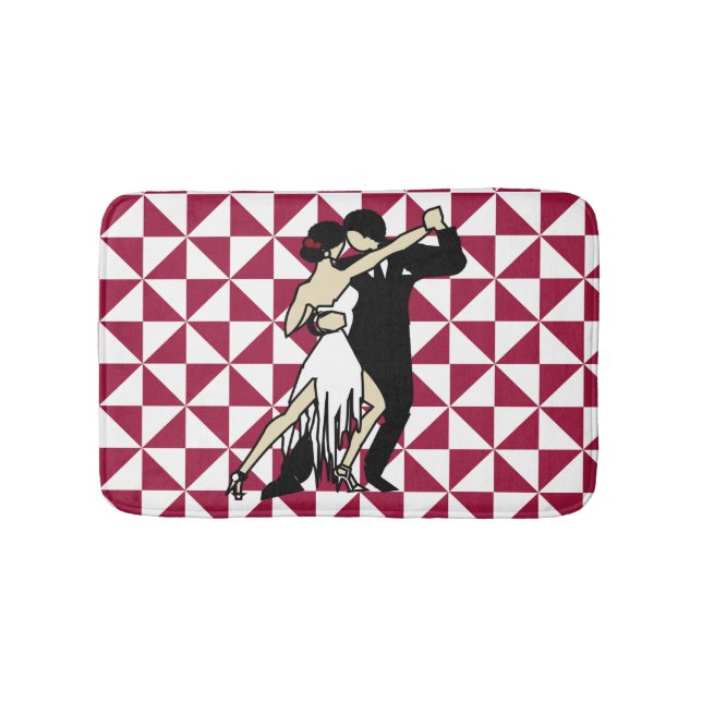 Tango Dancers Badematte (Vorderseite)