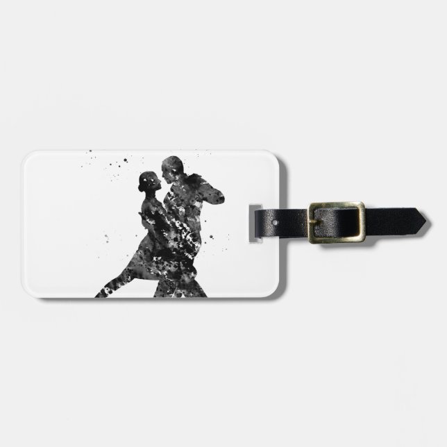 Tango Dancers Gepäckanhänger (Vorderseite horizontal)