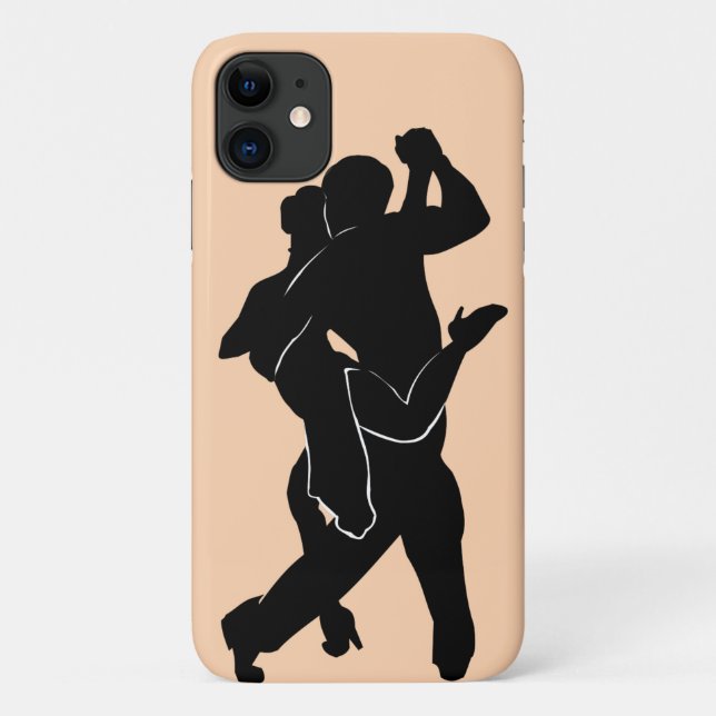 Tango Dancers iPhone Case - Farben auswählen (Rückseite)
