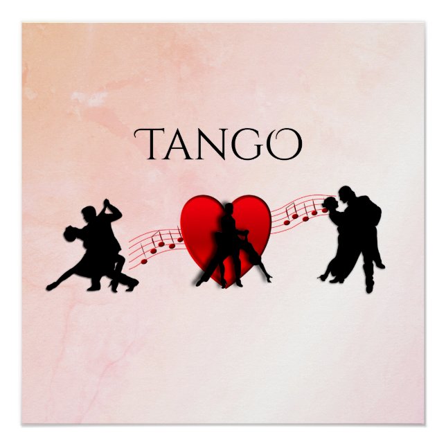 Tango Dancers Poster (Vorderseite)