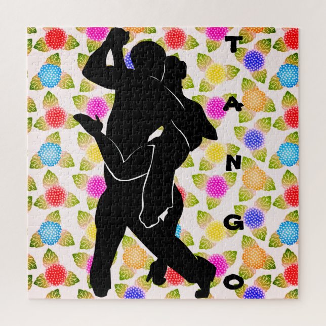 Tango Dancers Puzzle-Geschenk (Vertikal)