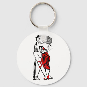 Tango Dancers Schlüsselanhänger
