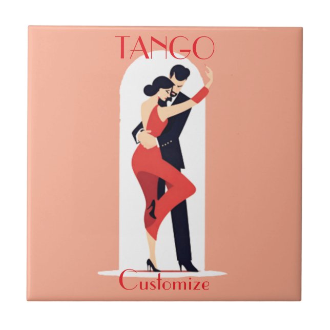 Tango Dancers Thunder_Cove Fliese (Vorderseite)