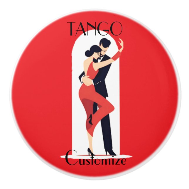 Tango Dancers Thunder_Cove Keramikknauf (Vorderseite)