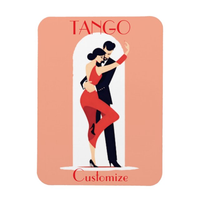 Tango Dancers Thunder_Cove Magnet (Vertikal)