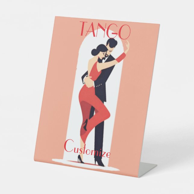 Tango Dancers Thunder_Cove Sockelschild (Vorderseite)
