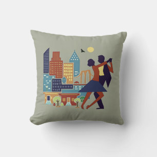 Tango Dancing Throw Kissen