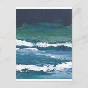 Tango des Sea Ocean Waves Beach Decor Postkarte