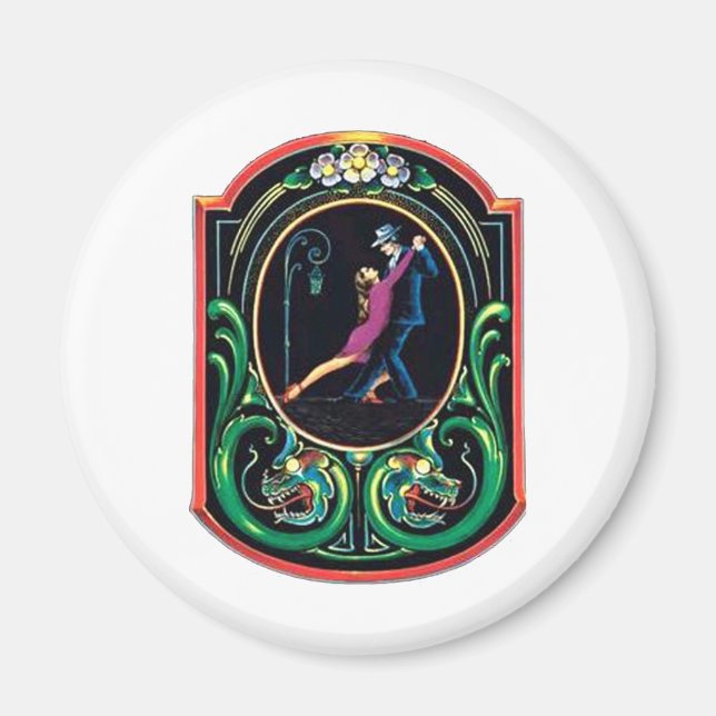 Tango-Design! Tango Art! Magnet (Vorne)
