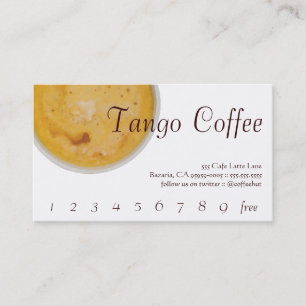 Tango Drink Punch / Loyalty Card Treuekarte