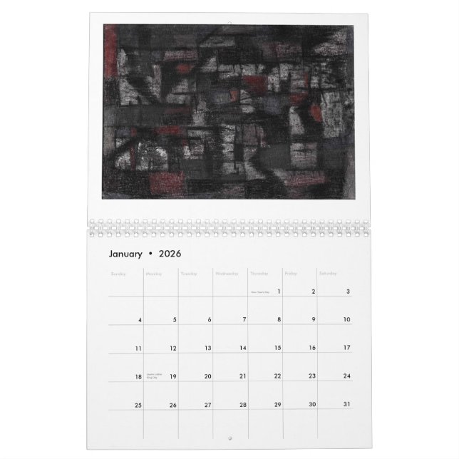 Tango im Regen Kalender (Jan 2026)