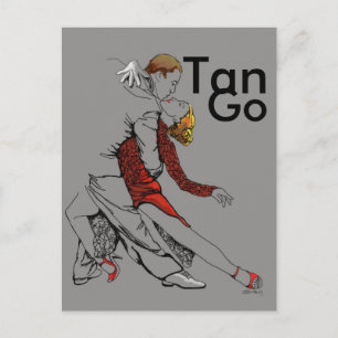 Tango Intimität Postkarte