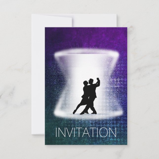 Tango Latin Dance Moderne Vip Invitation (Devant)