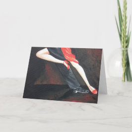 Tango Legs Grüße Karte für jeden Anlass!