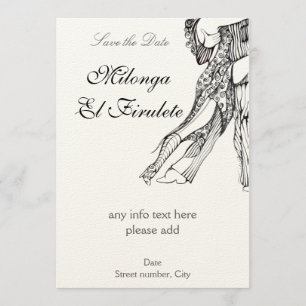 Tango Milonga Save the Date