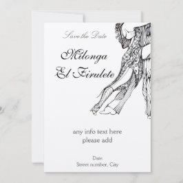 Tango Milonga Save the Date