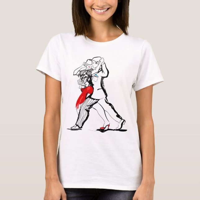 Tango-Paare T-Shirt (Vorderseite)