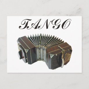 Tango Produkte & Designs! Argentinische Musik! Postkarte