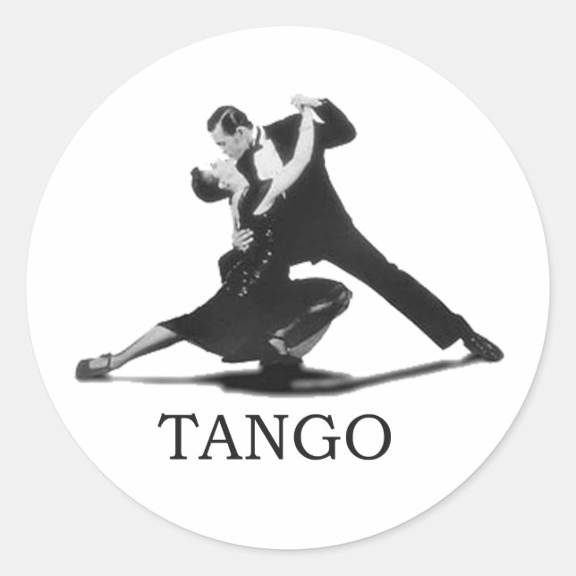 TANGO RUNDER AUFKLEBER (Vorderseite)