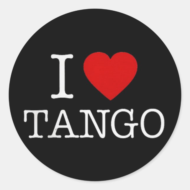TANGO RUNDER AUFKLEBER (Vorderseite)
