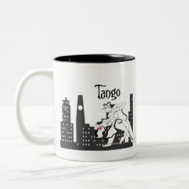 Tango-Stadt Zweifarbige Tasse