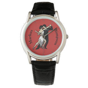 Tango-Tänzer Armbanduhr