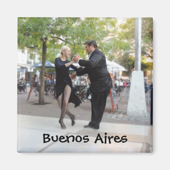 Tango-Tänzer auf der Plaza Dorrego Magnet (Vorne)