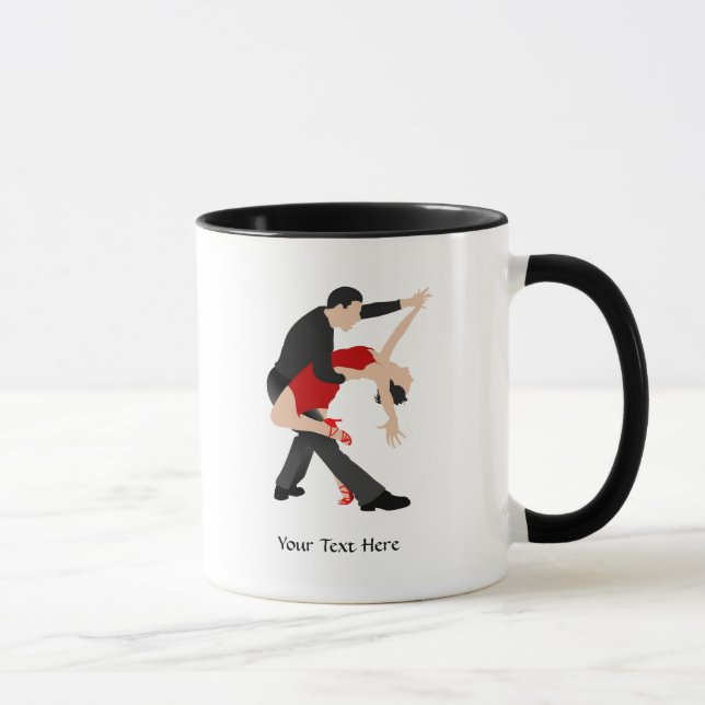 Tango-Tänzer (besonders angefertigt) Tasse (Rechts)