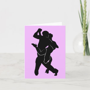 Tango-Tänzer Karte Personalisierter Benutzerdefini