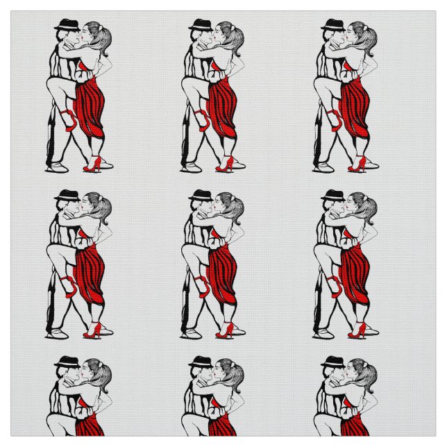 Tango-Tänzer Stoff (Muster)