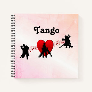 Tango-Tänzer Tangy Notizbuch