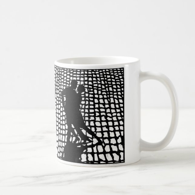 Tango-Tänzer-Tasse Kaffeetasse (Rechts)